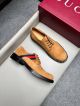 Gucci Man Brown Calfskin Business Leather Shoes 042895 (2)_th.jpg